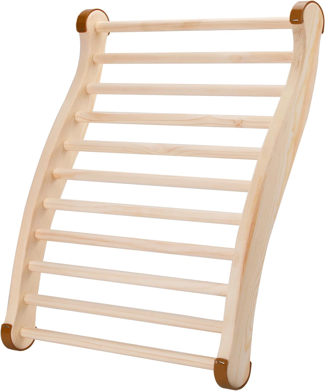 Sauna backrest for infrared cabin